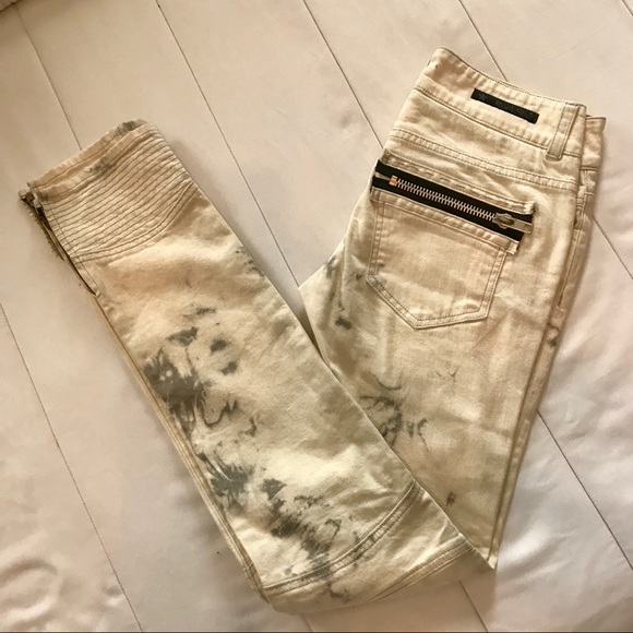 🎸⭐️ ROCKSTAR ⭐️🎸 SUSHI “MOTO” PANTS Women SZ27 - Picture 2 of 8
